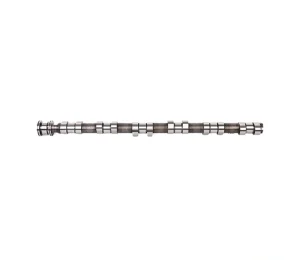 Full-length horizontal view of BMW 11317563663 intake camshaft for N52 engines.