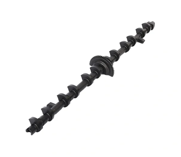 11377515868 Eccentric Valvetronic Camshaft for BMW N51 N52 Engines 2 Side view of 11377515868 Eccentric Valvetronic Camshaft illustrating the polished bearing journals.