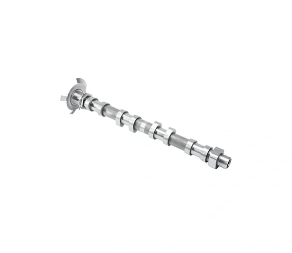 Mercedes-Benz A2740500401 Intake Camshaft for M274 Engine 2 Detail view of induction hardened lobes on M274 intake camshaft a2740500401, precision ground for durability