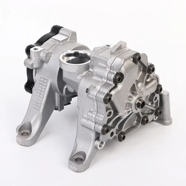 Rear view of 11417624135 Oil Pump showing housing detail for BMW B46 B48 engines