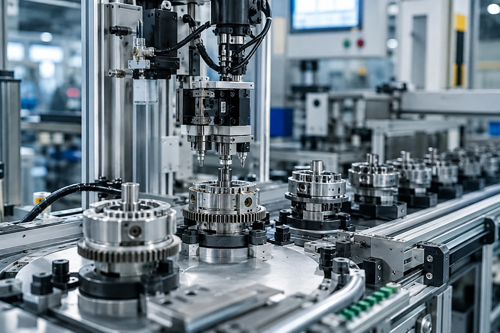 Camshaft phaser manufacturing centre for VVT component production and assembly