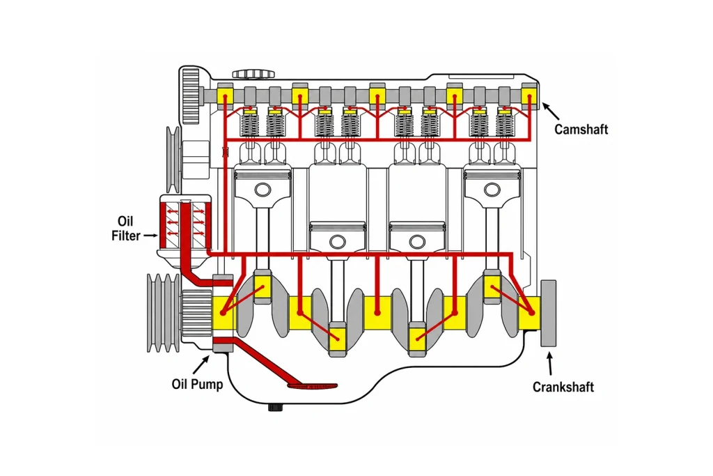 engine oil pump housing structure for application matching