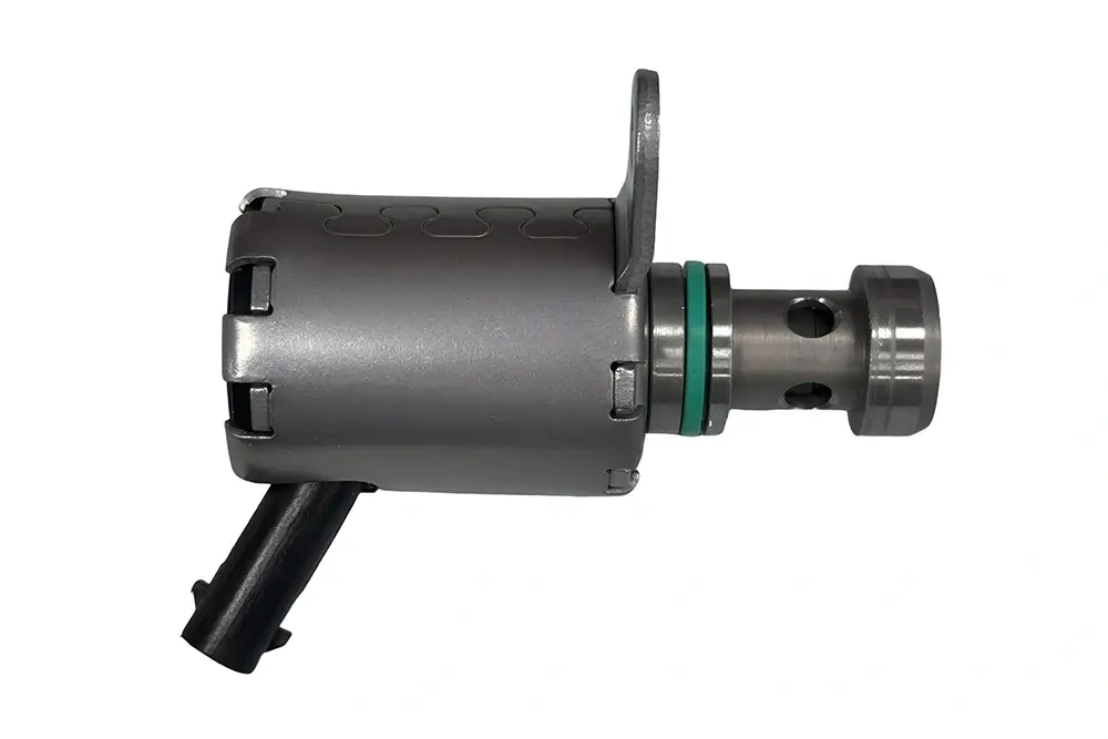 How to Identify the Correct VVT Solenoid Valve: OE Number, Connector, Valve Body and Application Checks 4 How to identify a VVT solenoid valve by OE marking, connector, mounting ear, O-ring, oil ports and valve-tip structure