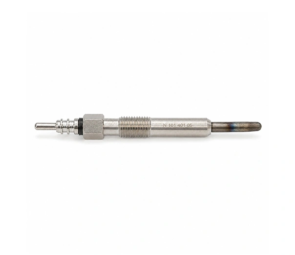 Full-length view of the 11V metal glow plug for selected Audi 1.9 TDI and 2.5 TDI applications